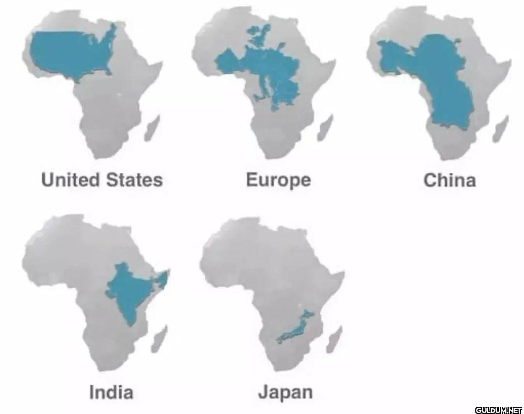 Africa compared to some...