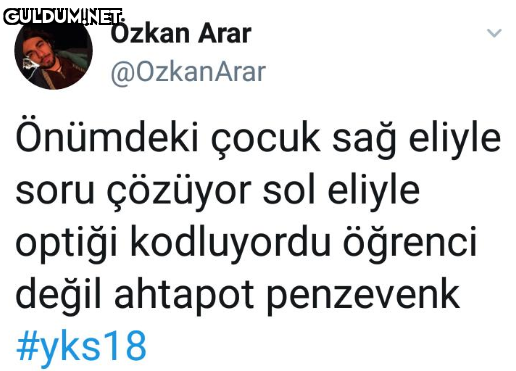 Aynı anda hem soru çözen...