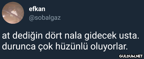 efkan @sobalgaz at dediğin...
