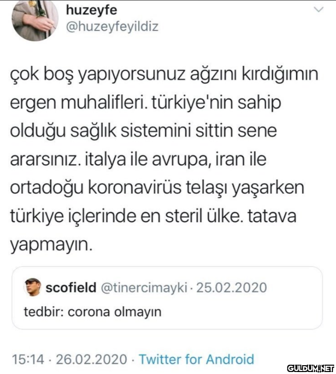huzeyfe @huzeyfeyildiz çok...