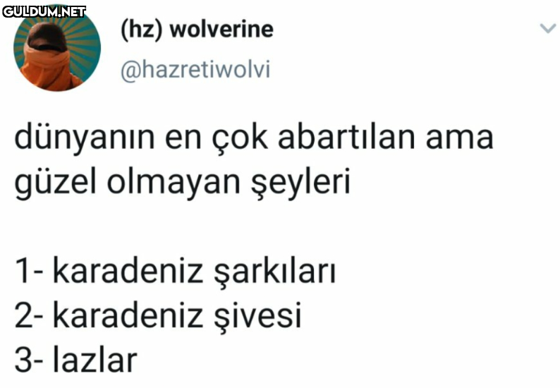 Yazar, Karadeniz...