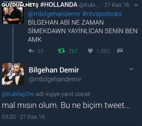 boş #HOLLANDA @Kubi. · 27...