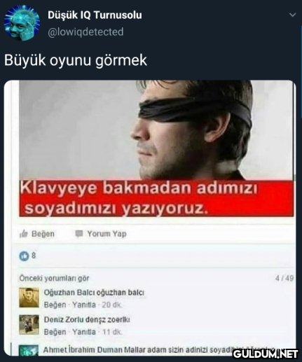 Düşük IQ Turnusolu...