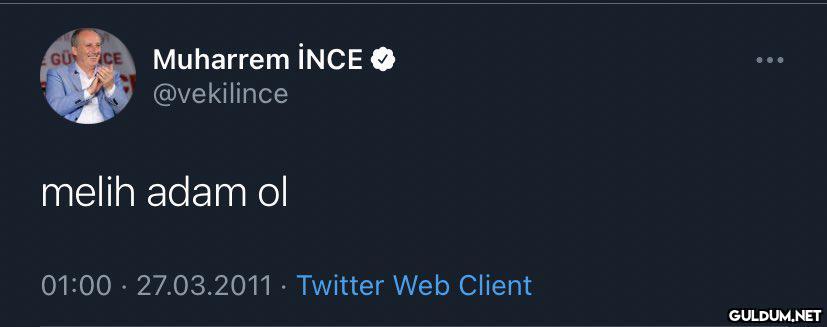 Muharrem İNCE O @vekilince...