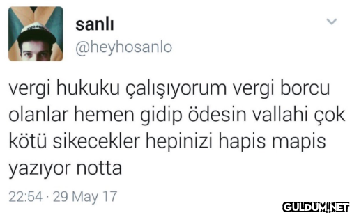sanlı @heyhosanlo vergi...