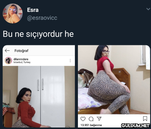Esra @esraovicc Bu ne...