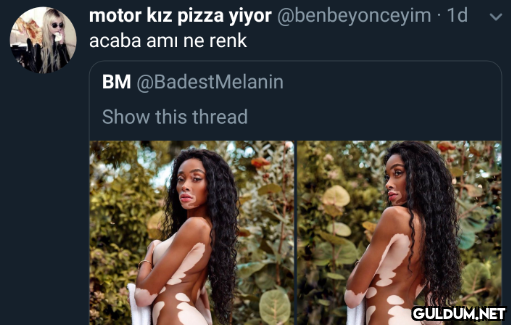 motor kız pizza yiyor...