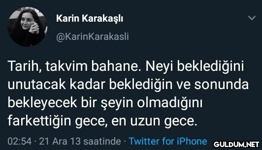 Karin Karakaşlı...