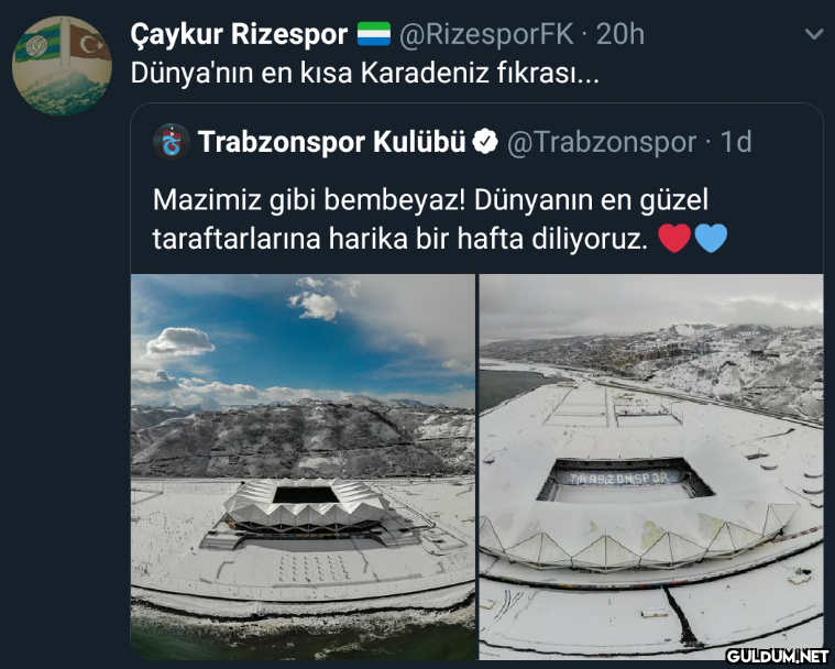 Çaykur Rizespor Dünya'nın...