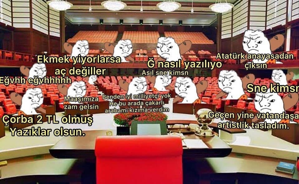 Ekmek yiyorlarsa aç...