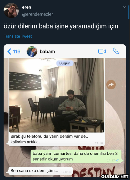 eren @erendemezler özür...