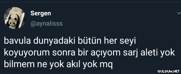 Sergen @aynalisss bavula...