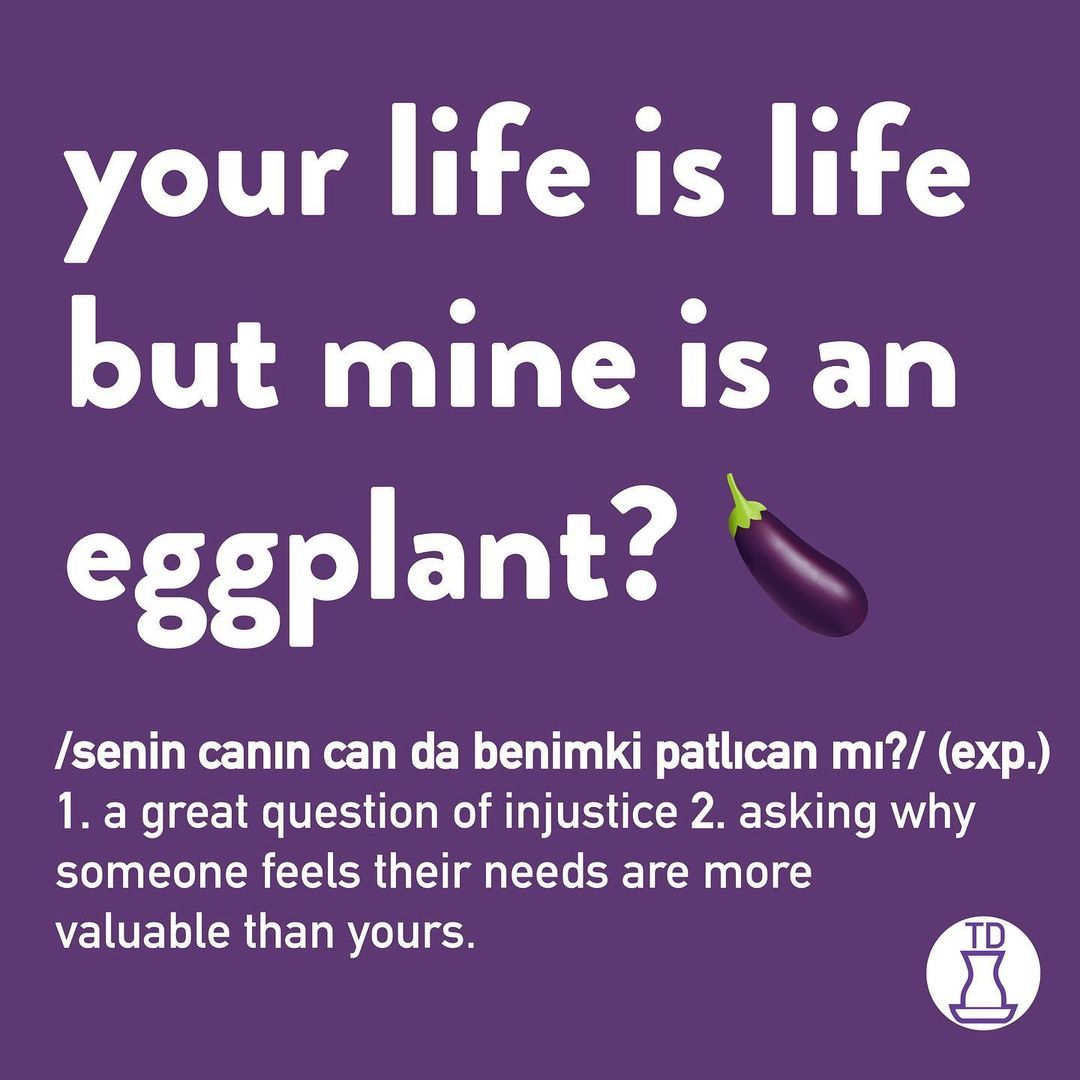 my life is not an eggplant...