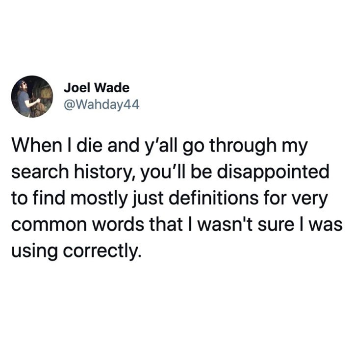 I use incognito mode to...