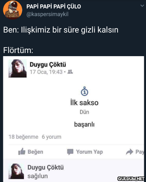 PAPİ PAPİ PAPİ ÇÜLO...