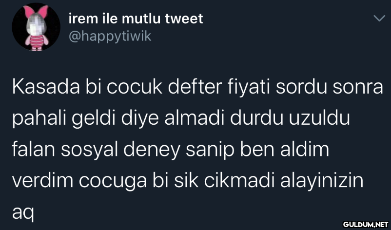 irem ile mutlu tweet...