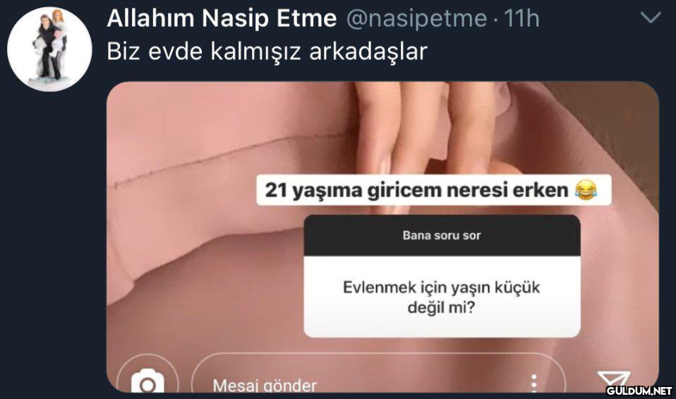Allahım Nasip Etme...