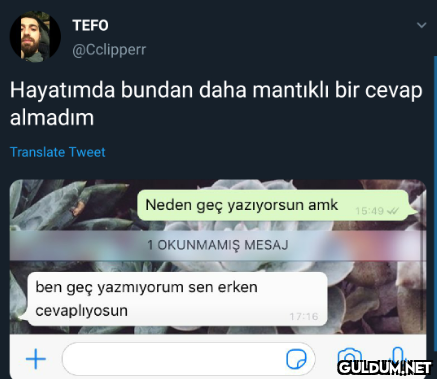 TEFO @Cclipperr Hayatımda...