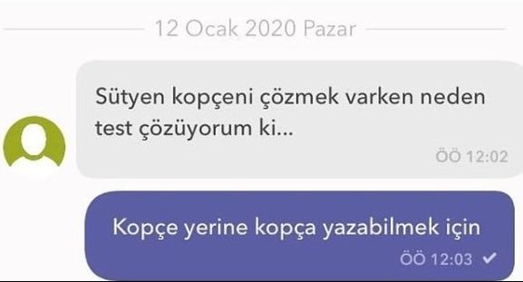 12 Ocak 2020 Pazar Sütyen...
