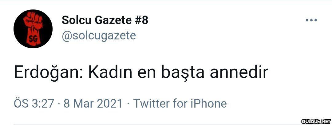 Kadın en başta insandır...