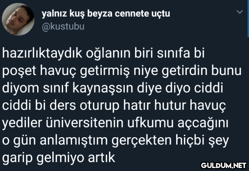 yalnız kuş beyza cennete...