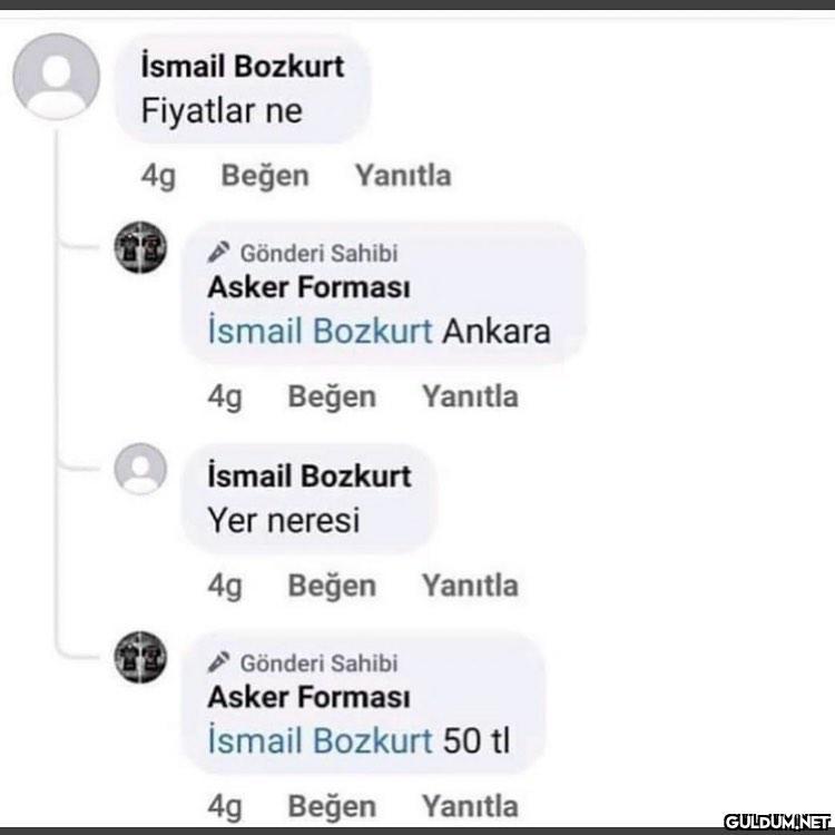 İsmail Bozkurt Fiyatlar ne...