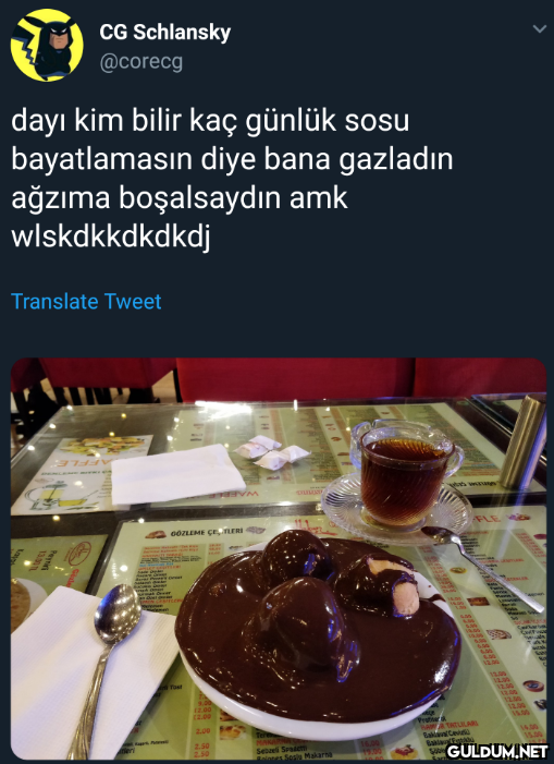 CG Schlansky @corecg dayı...