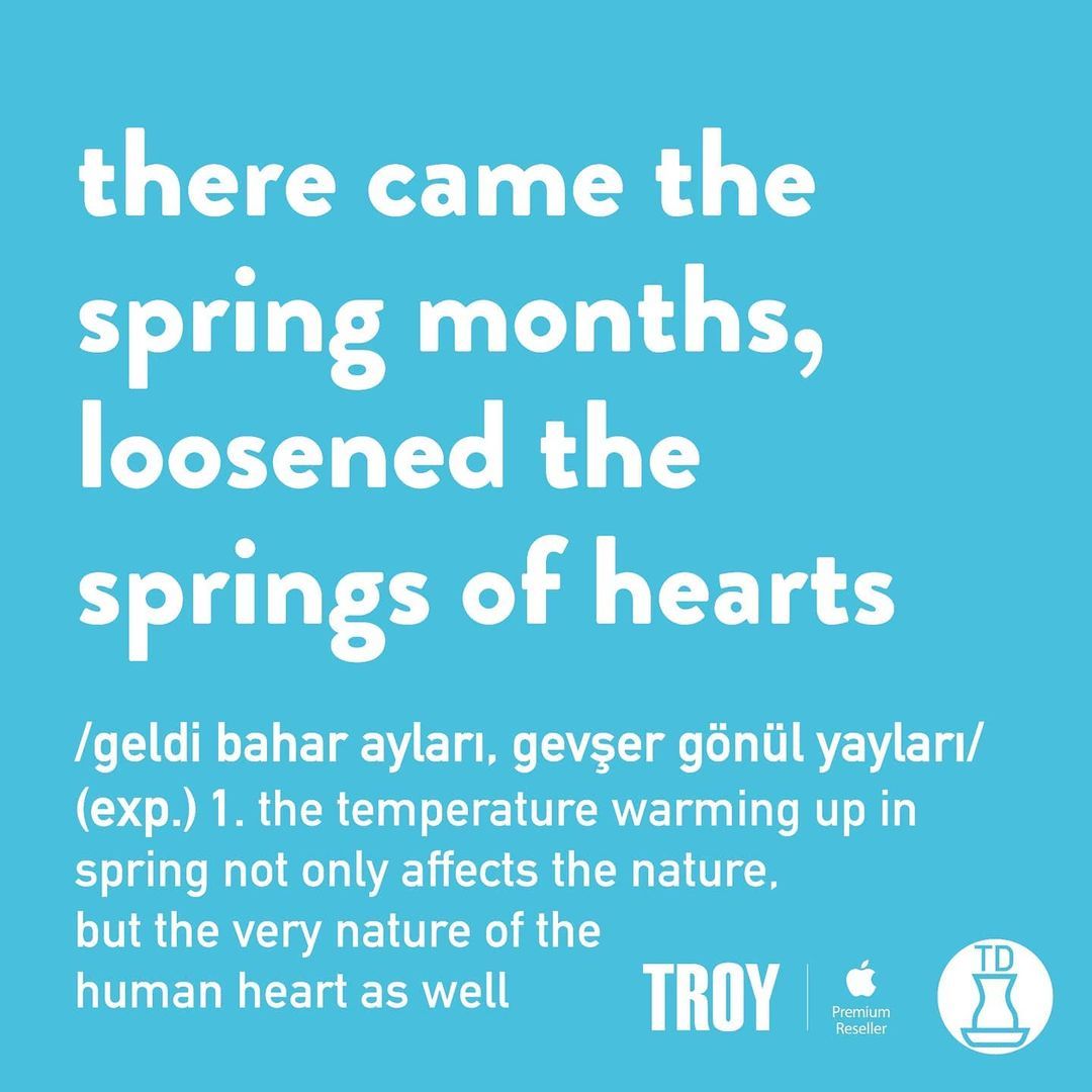 Geldi bahar ayları,...