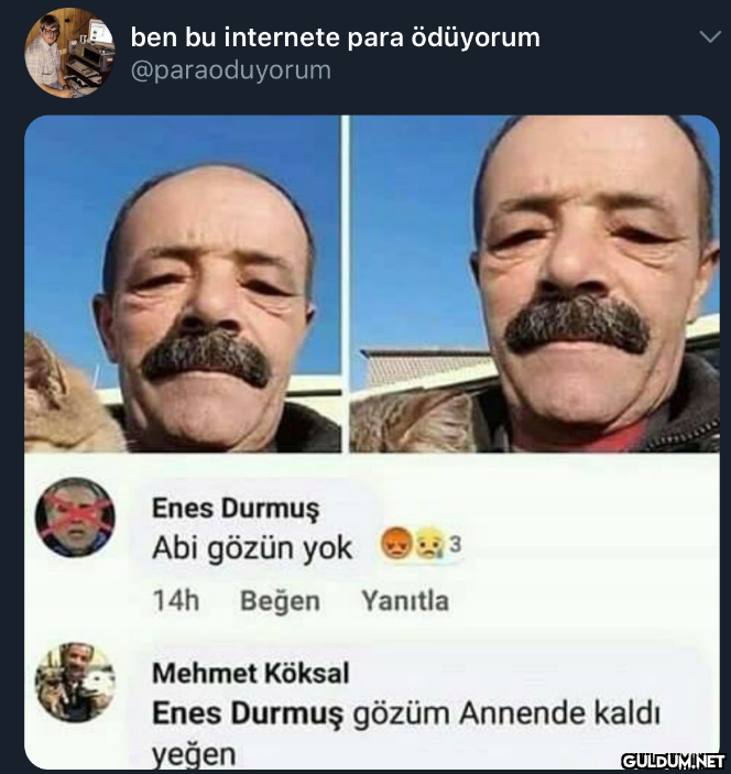 ben bu internete para...