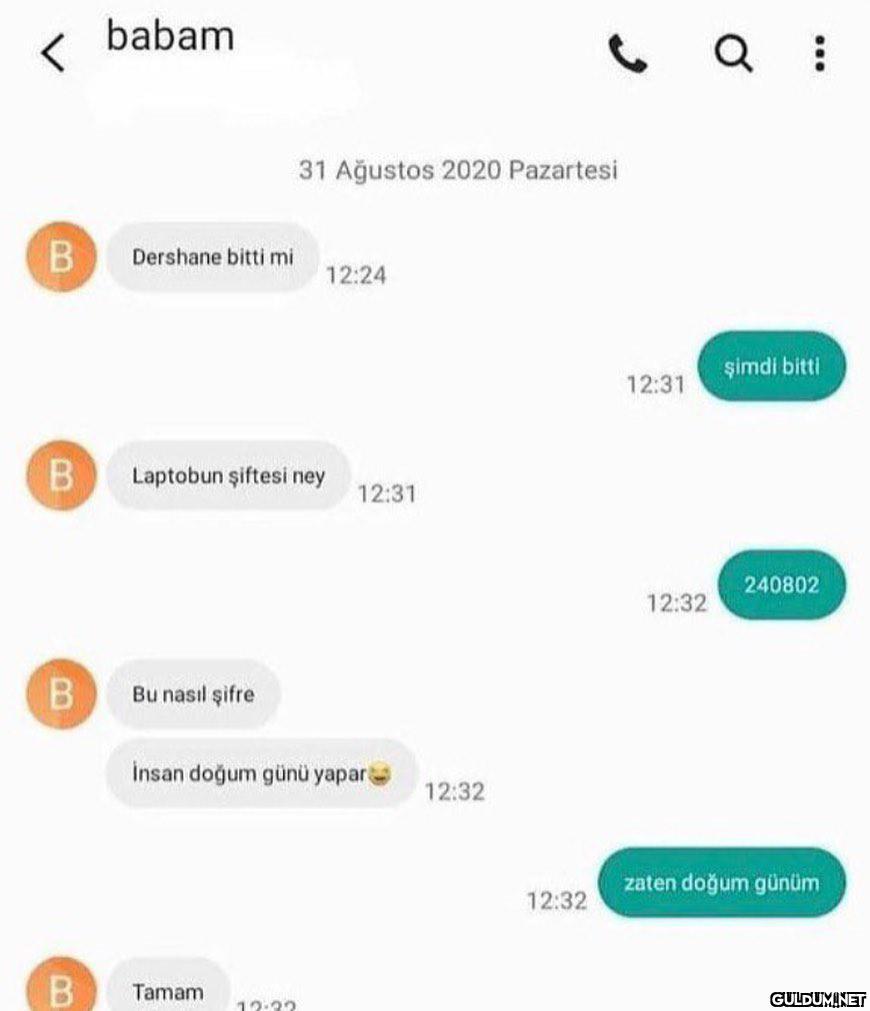babam Q : 31 Ağustos 2020...