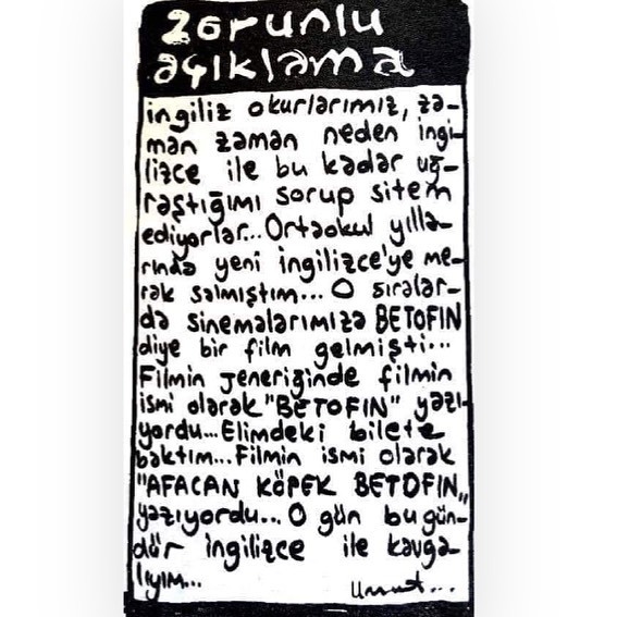 Saçma sapan konuşma...
