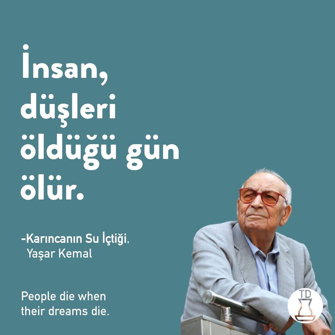 Büyük yazar ve insan...