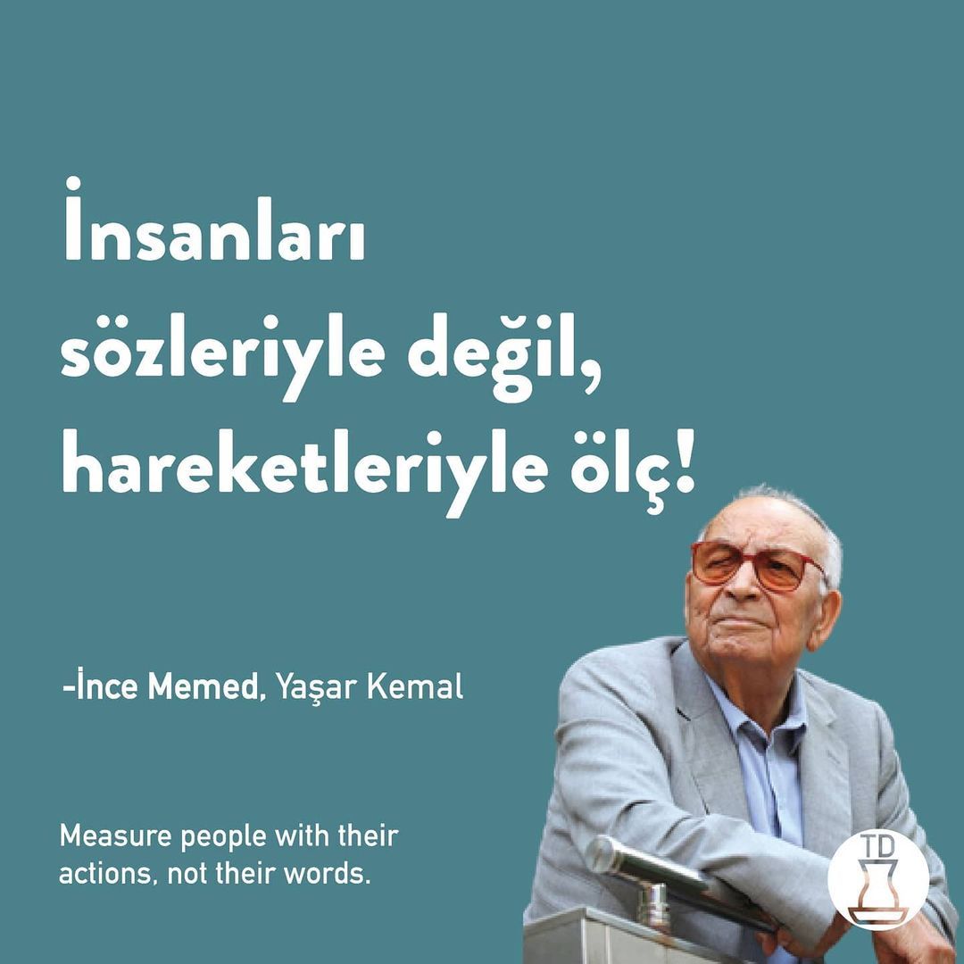 Büyük yazar ve insan...