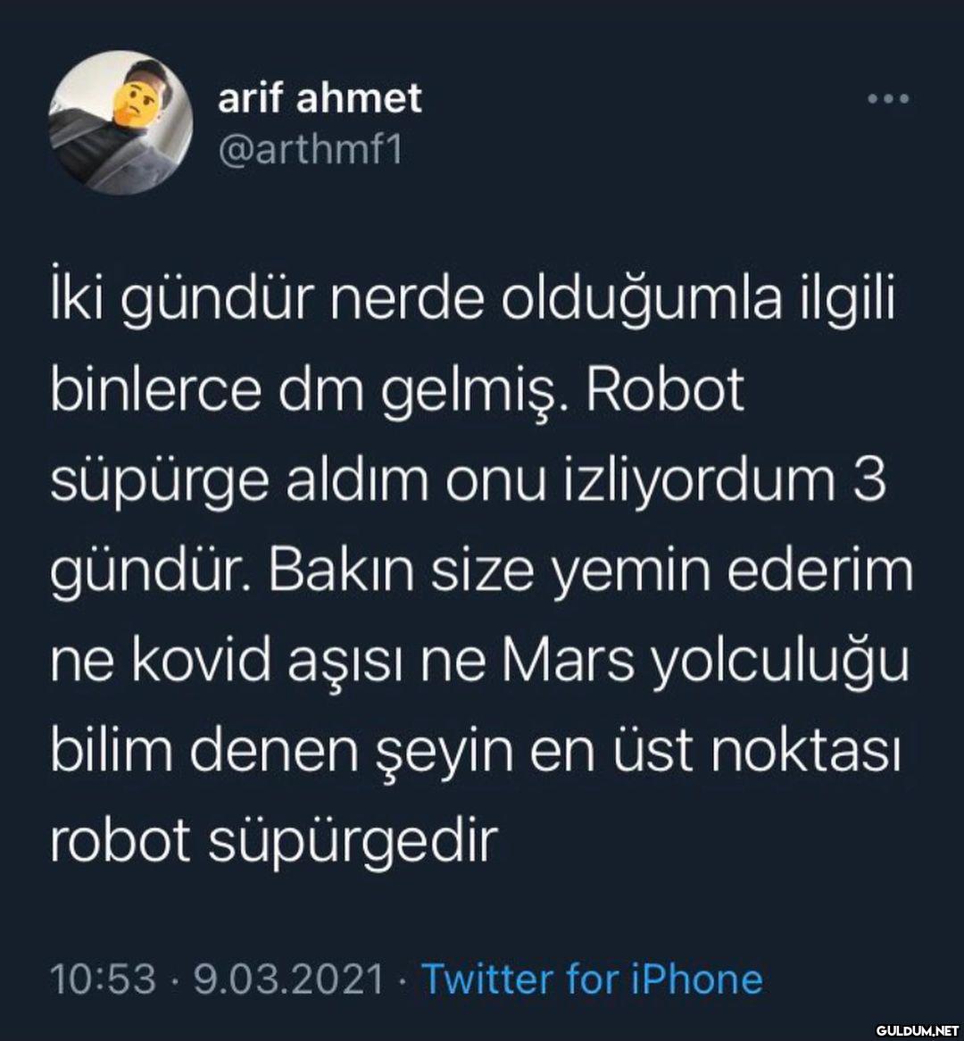 akıllı süpürgeye yükselen...