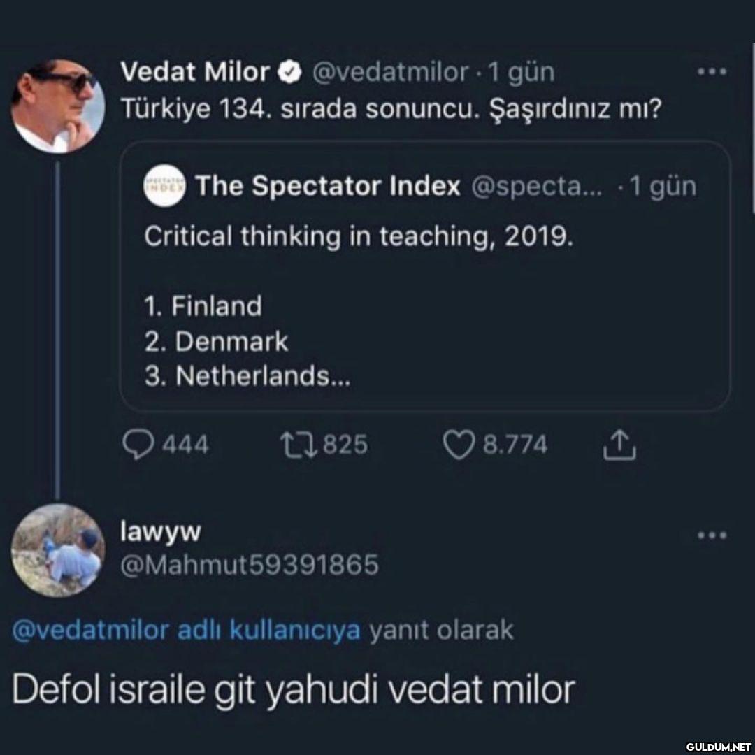 Vedat Milor O @vedatmilor...