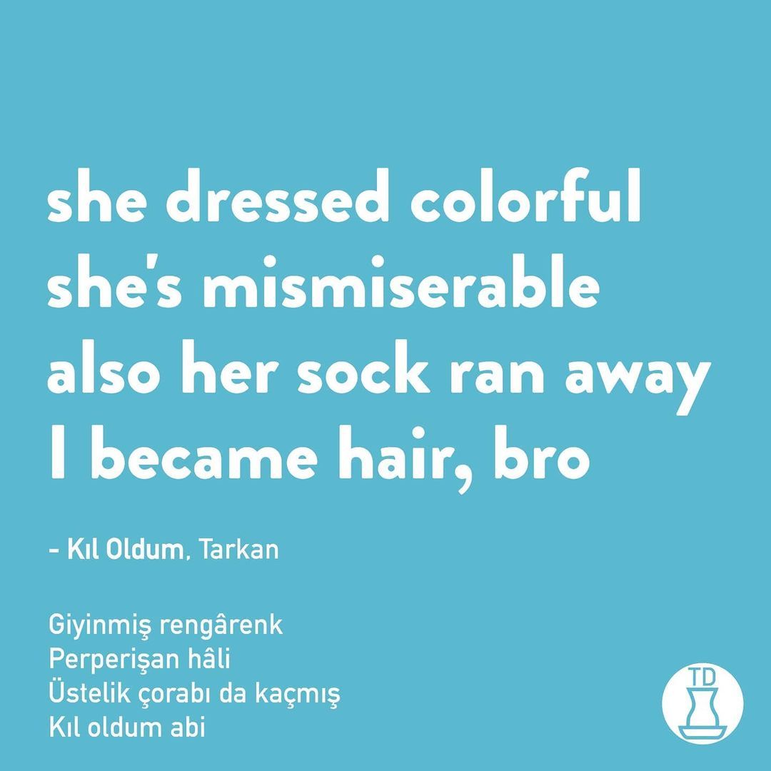 Kimseye kıl olmadığınız...