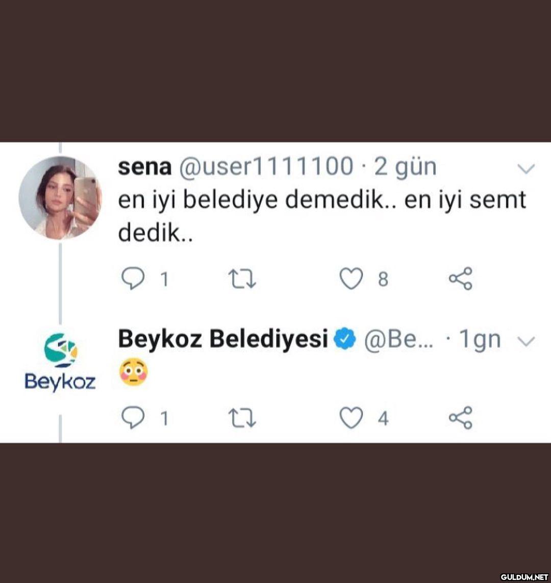Niye üzdün lan belediyeyi ...