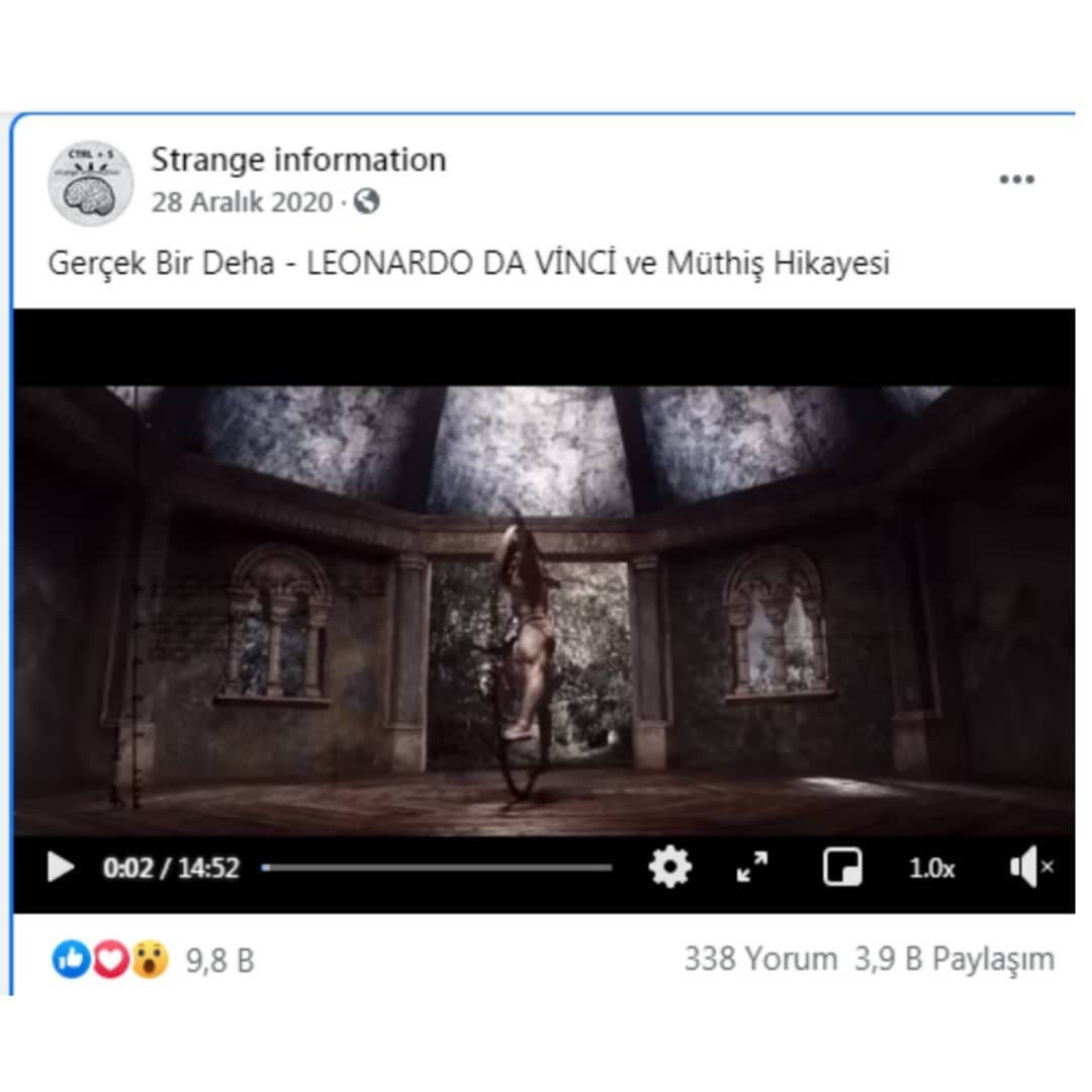 Facebook'ta Leonardo da...