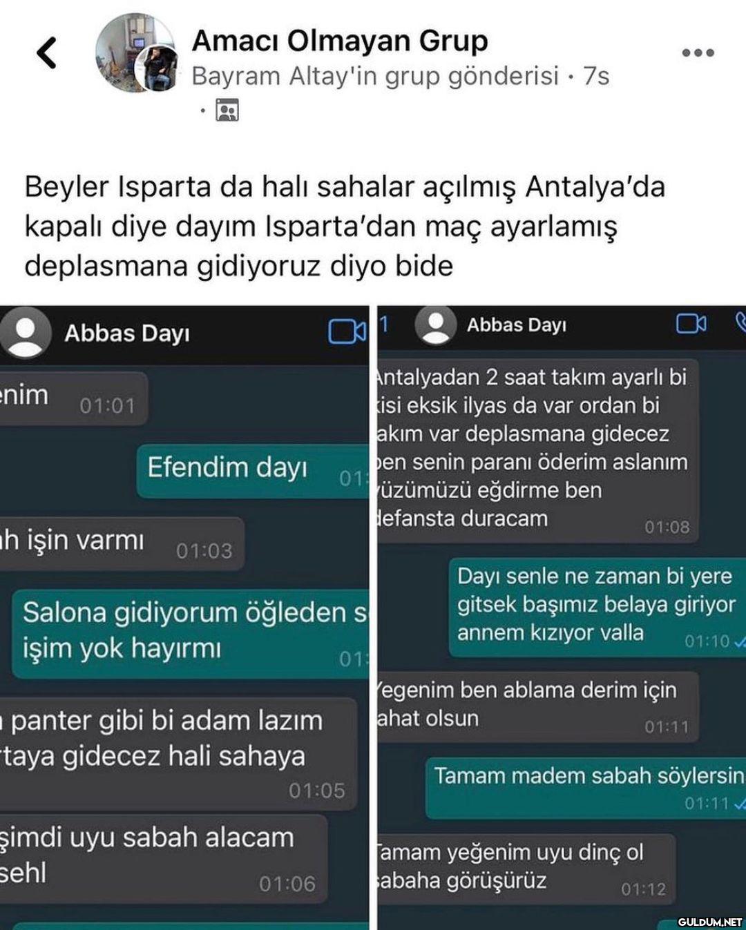 Amacı Olmayan Grup Bayram...