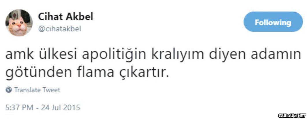 Cihat Akbel Following...