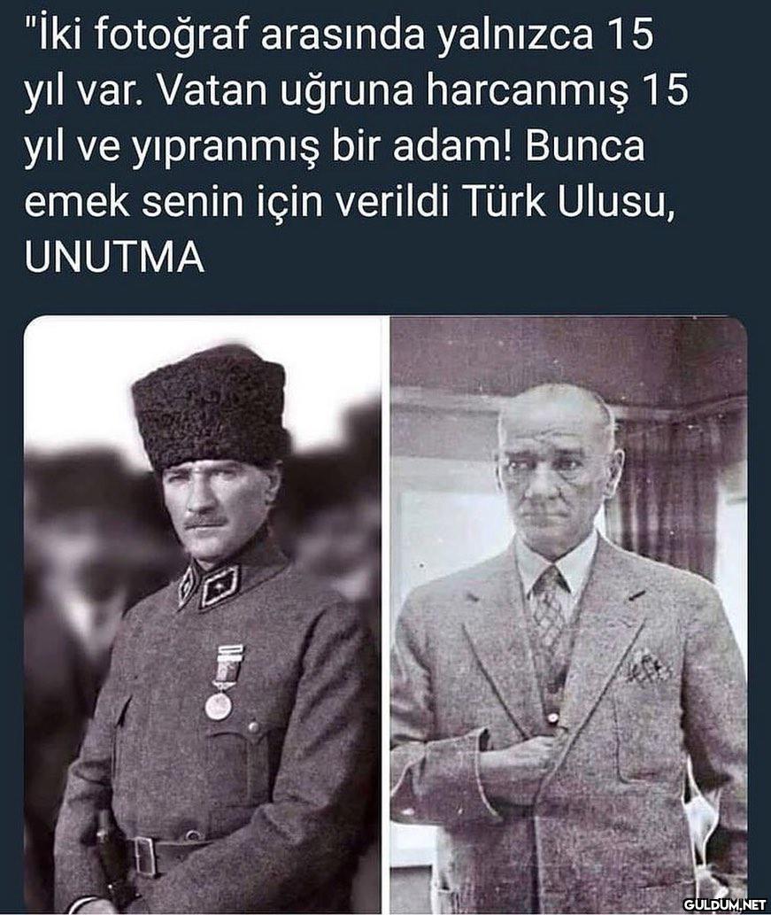 Sana ne kadar teşekkür...