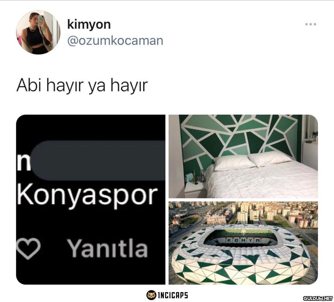 Ahahah harika tespit (Yana...