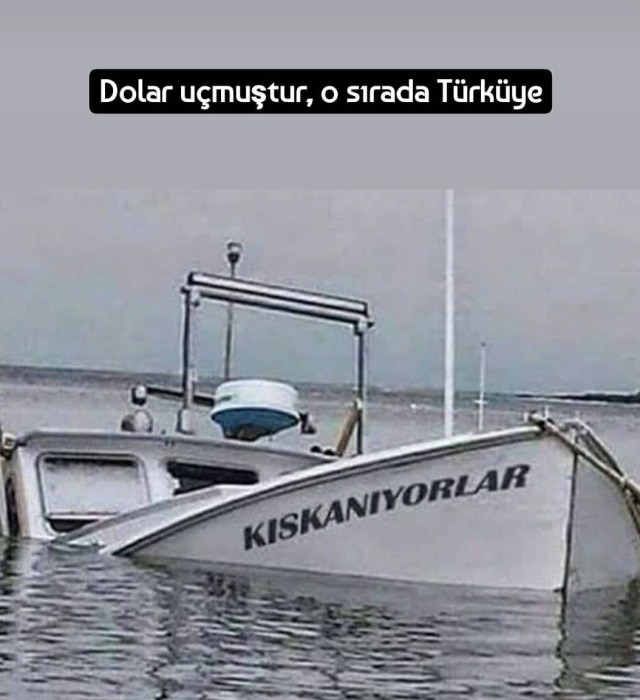 Dolar uçmuştur o sırada...