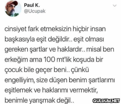 Paul K. @Ucupak cinsiyet...
