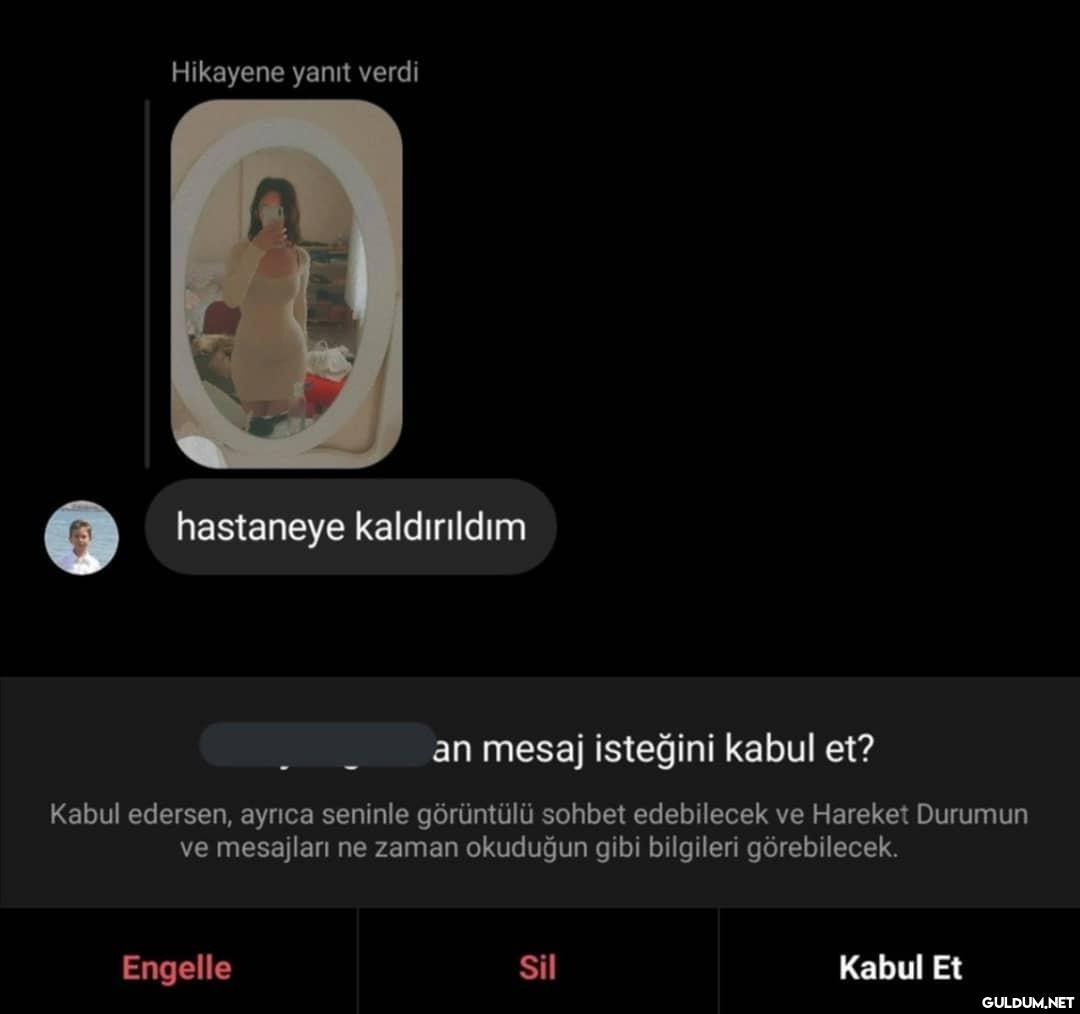 Hastaneye kaldırıldım ...