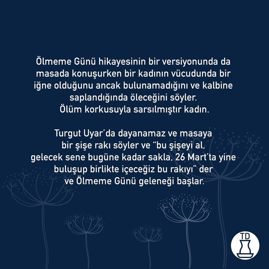 Dünya Ölmeme Günü'nün...