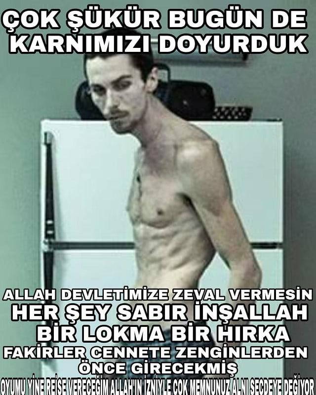 ÇOK ŞÜKÜR BUGÜN DE...