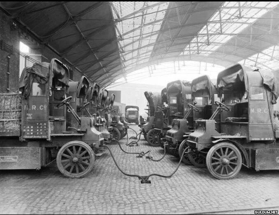Electric cars being...
