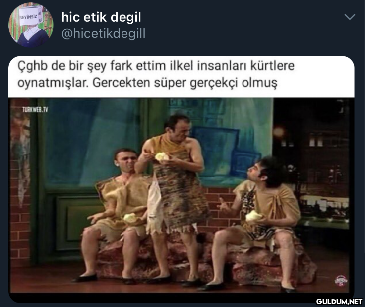 hic etik degil...
