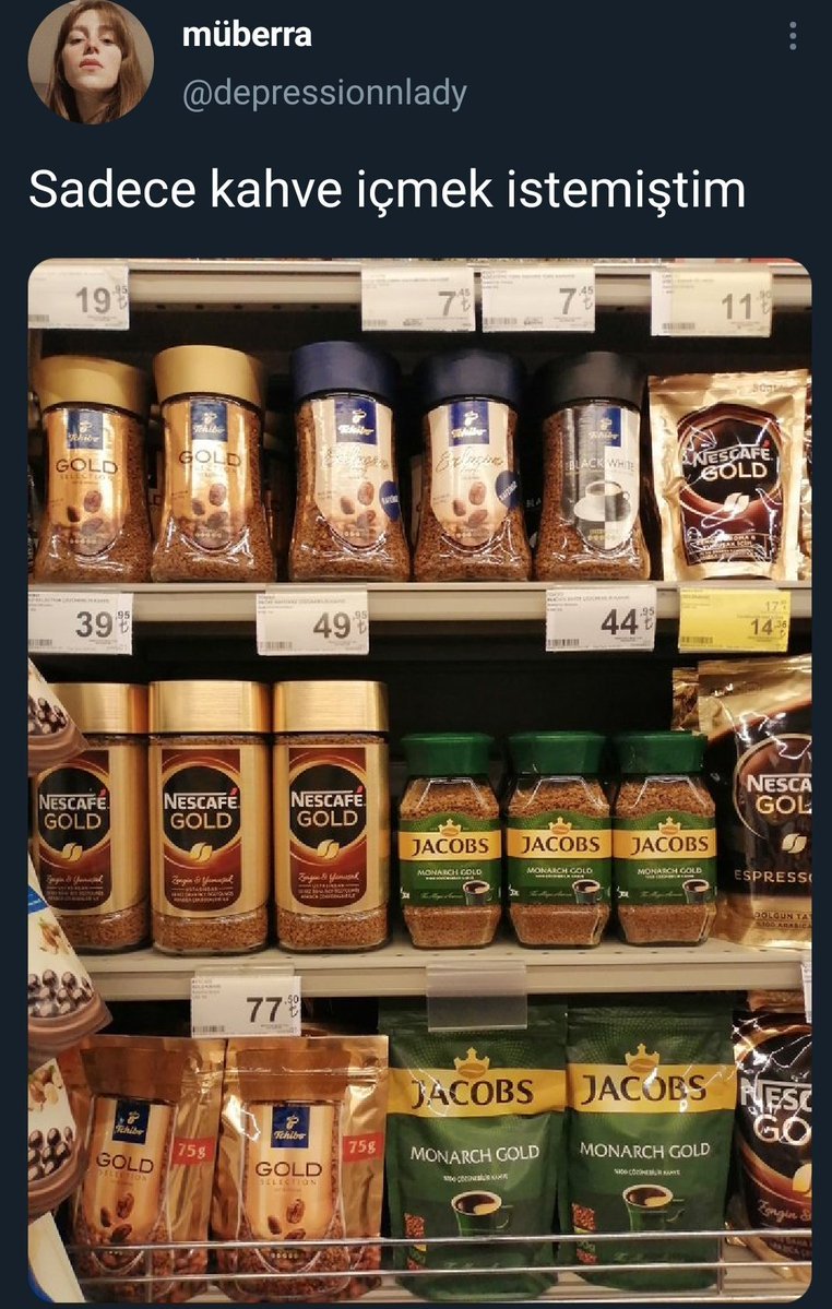 Sadece kahve içmek...